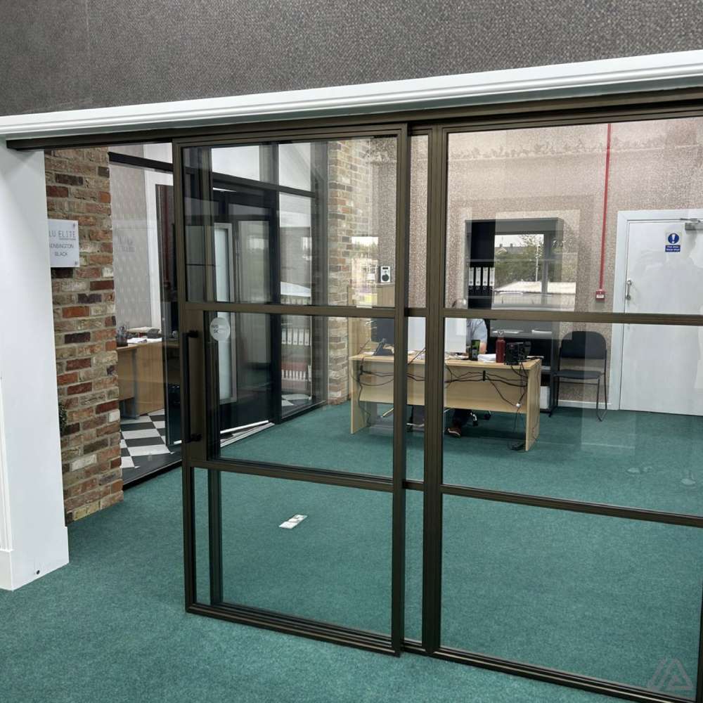crittall aluminium sliding door