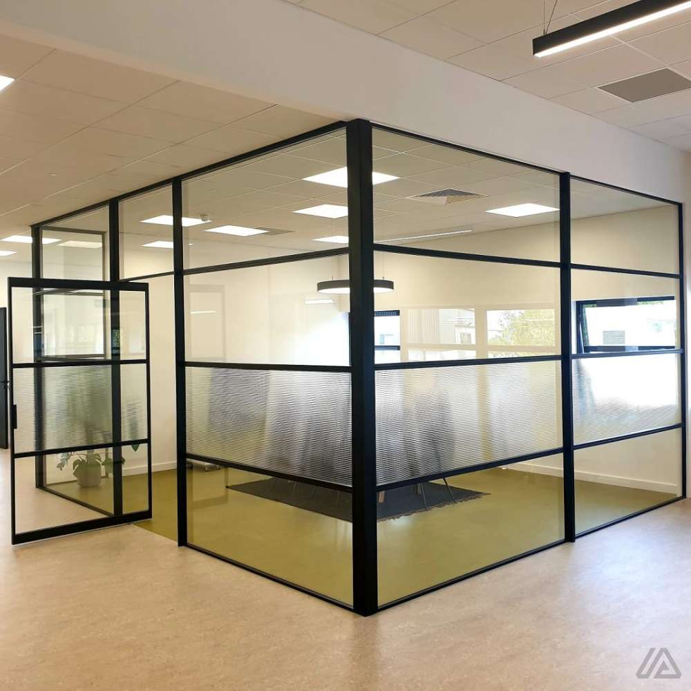 office steel partitions crittall style
