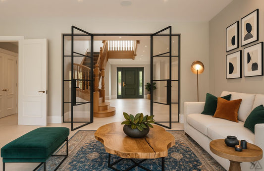 Crittall Style Interior Double Doors
