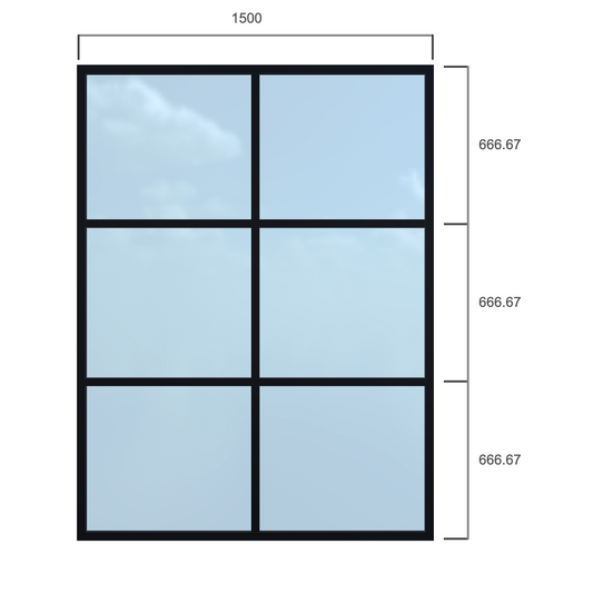 Partition - Width 1500 x Height 2000mm