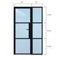Single Door - Width 1200 x Height 2000mm