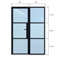 Single Door - Width 1400 x Height 2000mm