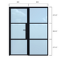 Single Door - Width 1600 x Height 2000mm