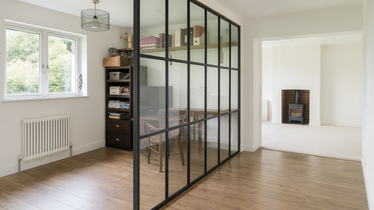 crittall style partition panels london
